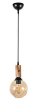 ARlight PDT 2061-1 ΚΡΕΜ. 1/Φ ΛΕΠΤ/ΡΕΙΑ ΞΥΛΟ ΚΑΙ ΜΕΛΙ ΓΥΑΛΙ 1ΧΕ27