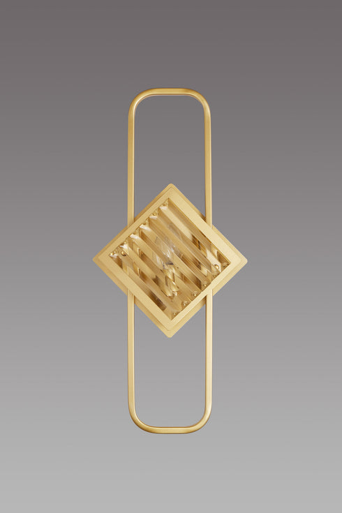 ARlight WLC 2473 ΑΠΛΙΚΑ ΧΡΥΣΗ ΠΑΡΑΛ/ΜΗ ΜΕ ΤΕΤΡΑΓΩΝΟ ΠΛΑΙΣΙΟ ΚΡΥΣΤΑΛΛΟ 2ΧΕ14