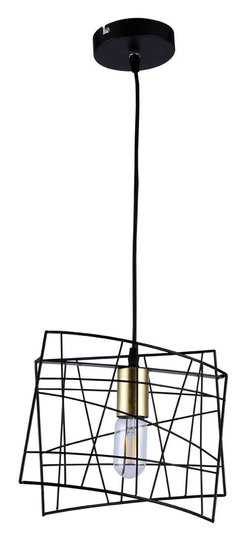 ARlight PDC 6089 BK 1/Φ ΜΕΤΑΛΛΙΚΟ ΤΕΤΡΑΓΩΝΑ ΠΛΑΙΣΙΑ ΑΝΙΣΟΠΕΔΑ & ΟΞΥΝΤΕ ΛΕΠΤΟΜΕΡΕΙΑ 1ΧΕ27