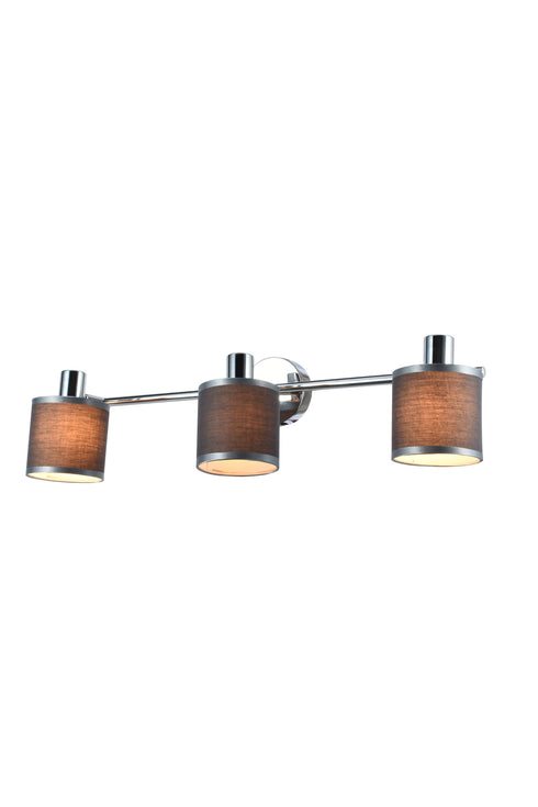 ARlight WLC 5216-3 SL 3/Φ ΡΑΓΑ ΣΠΟΤ ΝΙΚΕΛ ΜΕ ΓΚΡΙ ΥΦΑΣΜΑΤΙΝΟ ΚΑΠΕΛΟ 3ΧΕ14