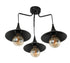 ARlight PDT 1246-3 ΟΡΟΦΗΣ 3/Φ ΜΕ ΠΛΑΣΤΙΚΕΣ ΚΑΜΠΑΝΕΣ ΜΑΥΡΕΣ ΚΑΙ ΡΟΖΕΤΑ ΠΛΑΣΤΙΚΗ Ε 27