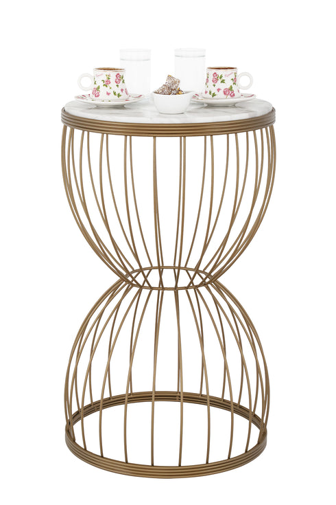 ARlight TBH-01 AB ΤΡΑΠΕΖΑΚΙ ΟΞΥΝΤΕ ΗΜΙΚΥΚΛΙΟ ΠΛΕΓΜΑ ΣΧΕΔΙΟ ΜΑΡΜΑΡΟ