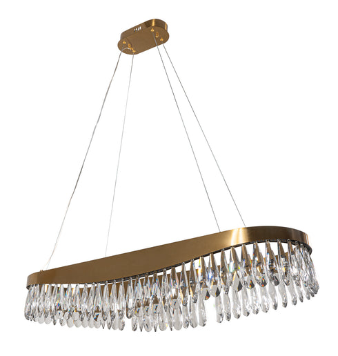 ARlight PDC 708-80 LED ΠΟΛΥΕΛΑΙΟΣ ΧΡΥΣΟΣ ΟΒΑΛ ΜΕ ΚΡΥΣΤΑΛΛΑ