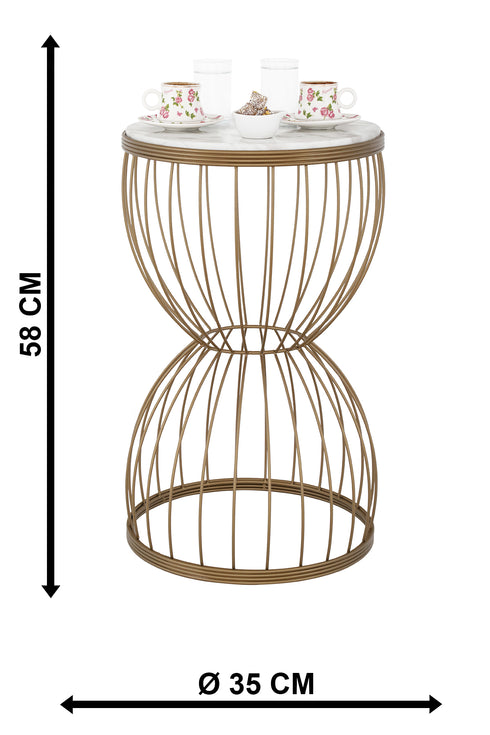 ARlight TBH-01 AB ΤΡΑΠΕΖΑΚΙ ΟΞΥΝΤΕ ΗΜΙΚΥΚΛΙΟ ΠΛΕΓΜΑ ΣΧΕΔΙΟ ΜΑΡΜΑΡΟ