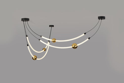 ARlight CCC 705-2 LED 4 ΣΩΛΗΝΕΣ ΜΕ ΧΡΥΣΗ ΔΙΑΚΟΣΜΗΤΙΚΗ ΜΠΑΛΑ