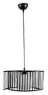 ARlight PDC 6086 BK 1/Φ ΜΕΤΑΛΛΙΚΕΣ ΜΑΥΡΕΣ ΒΕΡΓΕΣ & ΟΠΑΛΙΝΑ ΓΥΑΛΙ 1ΧΕ27