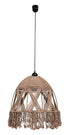PDT 6811-30 YES SINGLE LIGHT HANGING ROPE BROWN LIGHT