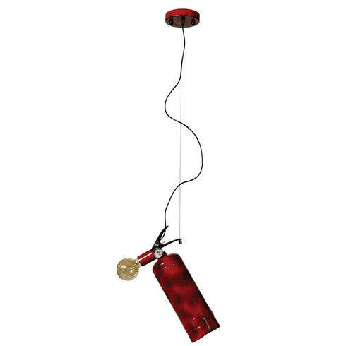 PENDANT SINGLE LIGHT ARLIGHT LIGHTING IN FIRE EXTINGUISHER DESIGN
