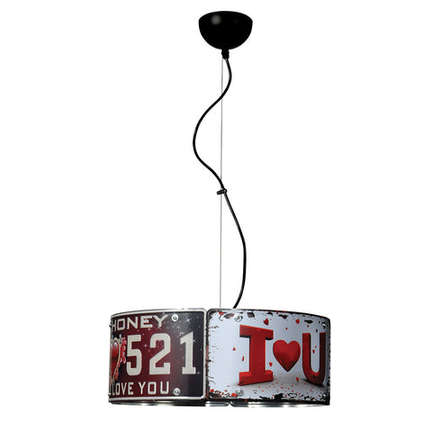 PDC 225 G VINTAGE 3-PHOTO FROM PLATES "I LOVE YOU"