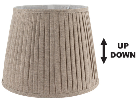 ARlight SPI 40 BG-L ΚΑΠΕΛΟ ΛΙΝΟ ΜΠΕΖ ΣΚΟΥΡΟ Ε27-Ε14 (29-40d-30h) UP/DOWN