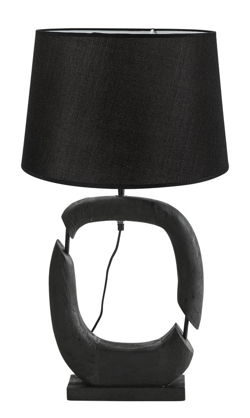 ARlight TLI 6330 40BK ΕΠΙΤΡΑΠΕΖΙΑ ΛΑΜΠΑ ΜΑΥΡΗ ΞΥΛΟ ΠΑΡΑΛ/ΜΟ ΜΕ ΑΜΠΑΖΟΥΡ ΜΑΥΡΟ 1ΧΕ27