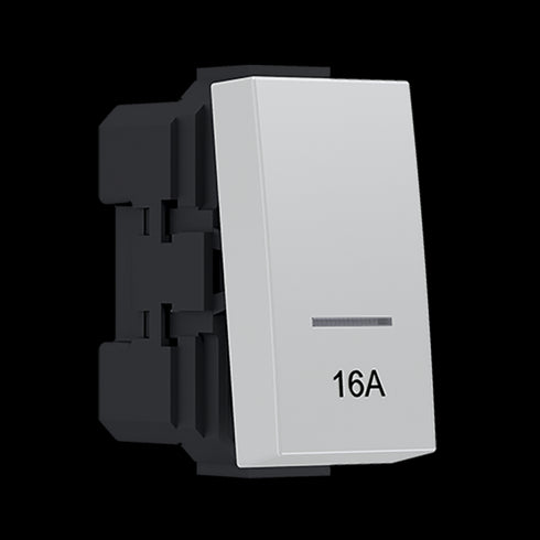 ^ MODYS DIPOLIC SWITCH (0-1) 16Α WITH INDICATOR IVUAR 1 F. 2P 16AX 250VAC IP20