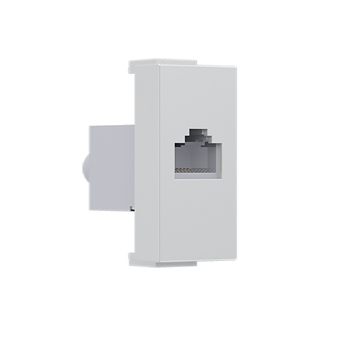 MODYS ΠΡΙΖΑ ΔΙΚΤΥΟΥ ΙΒΟΥΑΡ 1 ΣΤ. RJ45 CAT.6 ΜΕ ΘΩΡΑΚΙΣΗ IP20 10101312231