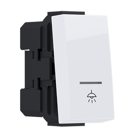 ^ MODYS BUTTON WITH INDICATION & SYMBOL LIGHTS WHITE 1 F. 1P 10A 250VAC IP20