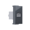MODYS ΠΡΙΖΑ ΔΙΚΤΥΟΥ ΑΝΘΡΑΚΙ 1 ΣΤ. RJ45 CAT.6 ΜΕ ΘΩΡΑΚΙΣΗ IP20 10101312453