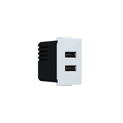 MODYS ΠΡΙΖΑ ΤΡΟΦΟΔΟΣΙΑΣ USB 1 ΣΤ. 2XUSB A+C ΛΕΥΚΟ 5VDC 3A IP20 10101412360