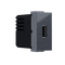 MODYS ΠΡΙΖΑ ΤΡΟΦΟΔΟΣΙΑΣ USB 1 ΣΤ. 1xUSB ΑΝΘΡΑΚΙ 5VDC 1.2A IP20 10101412826