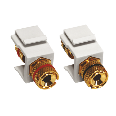MODYS ΑΝΤΑΠΤΟΡΑΣ 2xΗΧΕΙΩΝ LS 4MM ΛΕΥΚΟΣ 10101416790