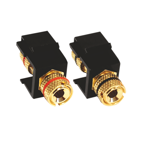 MODYS ΑΝΤΑΠΤΟΡΑΣ 2xΗΧΕΙΩΝ LS 4MM ΜΑΥΡΟΣ 10101416791
