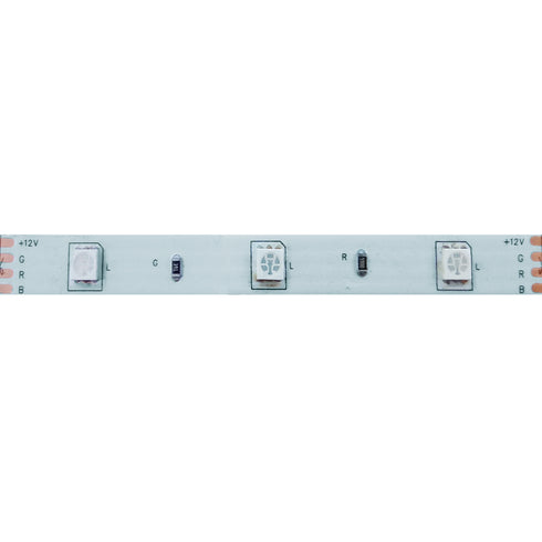 ΛΩΡΙΔΑ LED 5M 7.2W/M 12V DC IP65 NANO RGB 10mm 12505072RGBPC