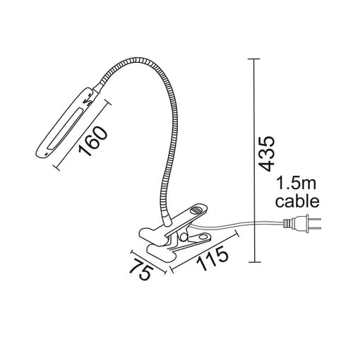 LED Φ/Σ ΓΡΑΦΕΙΟ 5W ΡΟΖ 4000K+ΣΠΙΡΑΛ+ΚΛΙΠ230V7,5X11,5XH43,5CM BAZ2 15205LEDPKC