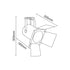 TRACK LIGHT No238 WHITE 2WIRE PAR30 E27 238TLW2W