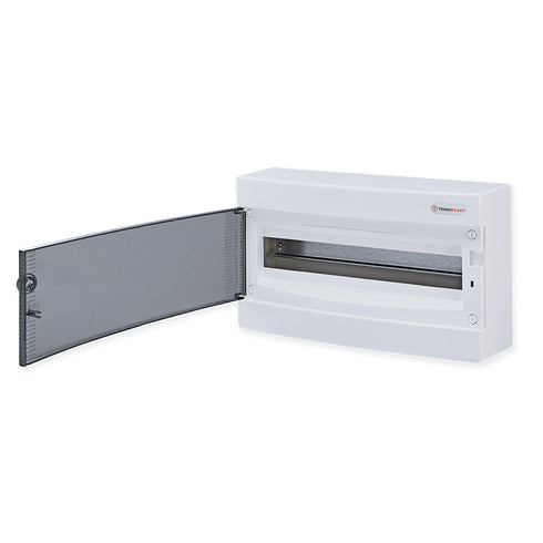 SURFACE MOUNTING 12 MODULES 1 ROW WHITE DOOR 282N12CW