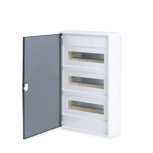 ΗΛ.ΠΙΝΑΚΑΣ ΠΛΑΣΤΙΚΟΣ ΕΠΙΤΟΙΧΟΣ 36 ΘΕΣΕΙΣ ΔΙΑΦΑΝΗ ΠΟΡΤΑ 3 ΣΕΙΡΕΣ IP 40 282N36ALFA