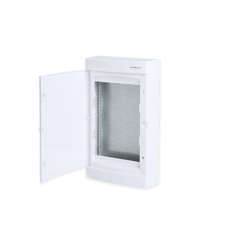SURFACE MOUNTING ENCLOSURE FOR IT, WHITE DOOR- 3 ROWS IP40 485X287X112mm 282N36CWIT