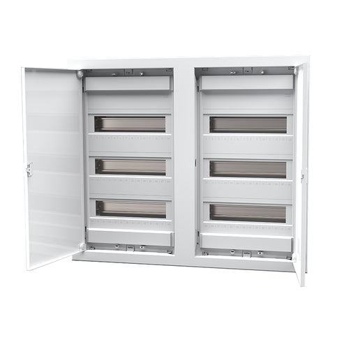 ΗΛ.ΠΙΝΑΚΑΣ ΠΛΑΣΤΙΚΟΣ ΧΩΝΕΥΤΟΣ 72 ΘΕΣΕΙΣ ΜΕΤΑΛΛΙΚΗ ΠΟΡΤΑ 3 ΣΕΙΡΕΣ IP40 282U2X36ES