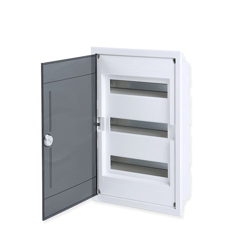 FLUSH MOUNTING 36 MODULES 3 ROWS TRANSPARENT 282U36A