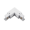 WHITE 90° CORNER SUPPLY 4 WIRES LEFT 4WLWL