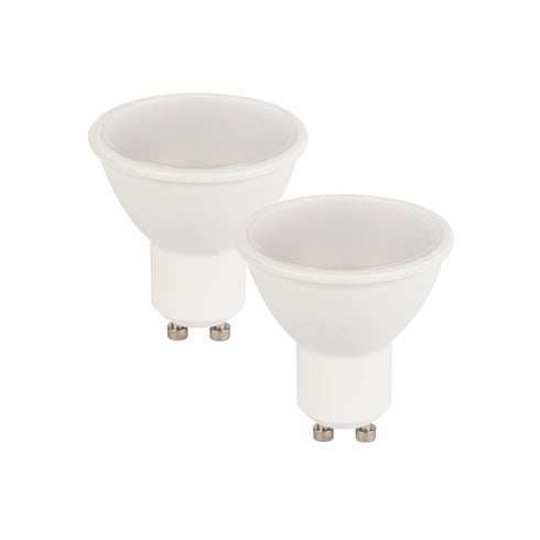 LED GU10 230V 7W SMD 4.000K 100° 510Lm Ra80 DUO PACK 7WGU10SNWP