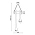 ΚΡΕΜΑΣΤΟ Φ/Σ 2ΧΕ27 BAMBOO+ΣΧΟΙΝΙ 11Χ30ΧΗ160CM max. MERLIN 932302BBR