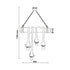 ΚΡΕΜΑΣΤΟ Φ/Σ 4ΧΕ27 BAMBOO+ΣΧΟΙΝΙ 11Χ60ΧΗ170CM max. MERLIN 932604BBR