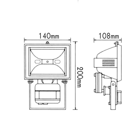 ΠΡΟΒΟ ΙΩΔ ΤΕΤ. ΛΑΜΠΑ 150W+ΑΝ. ΓΚΡΙ AC.045005SG