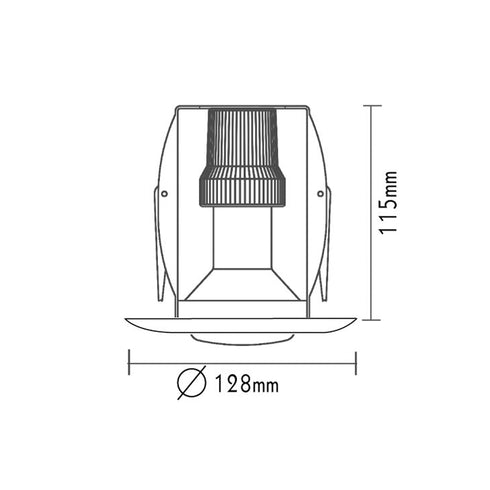 ΣΠΟΤ ΚΙΝΗΤΟ R63 GU10 ΛΕΥΚΟ AC.045R63KW