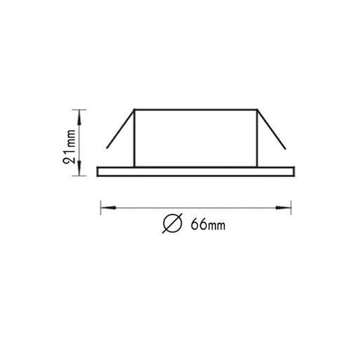 ΣΠΟΤ ΧΩΝΕΥΤΟ ΛΕΥΚΟ XFP 12V 20W AC.045XFPW