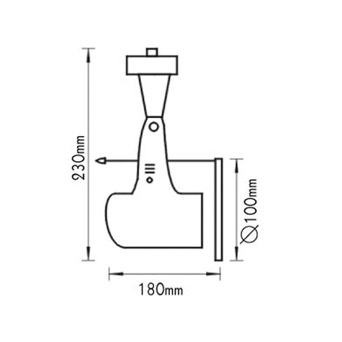ΣΠΟΤ ΡΑΓΑΣ 4Κ PAR30 ΓΚΡΙ ΜΕΤΤ AC.045XFST6T4