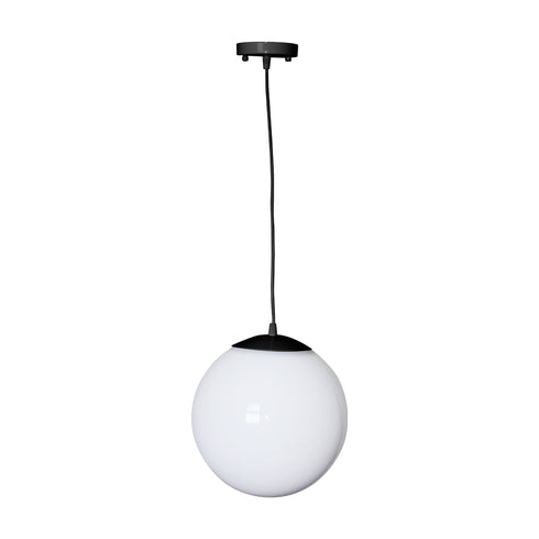 HANG LIGHT PMM Φ250 PMM OPAL ΜΑΥΡΟ ΚΑΛΩΔΙΟ ΡΟΖΕΤΑ AC.18250KOPB