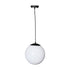 HANG LIGHT PMM Φ250 PMM OPAL ΜΑΥΡΟ ΚΑΛΩΔΙΟ ΡΟΖΕΤΑ AC.18250KOPB