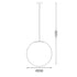 HANG LIGHT PMM Φ250 PMM OPAL AC.18250KOP