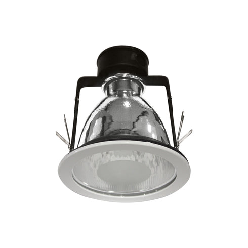 ΣΠΟΤ Ε27 ΜΕ ΓΥΑΛΙ ΧΩΝ.Φ176 ΛΕΥΚΟ AC.19127W