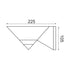 WALL ARM UFO E27 BLACK AC.280W1