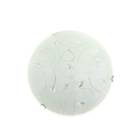 ΠΛΑΦΟΝΙΕΡΑ ΜΕ ΚΡΥΣΤΑΛΛΟ Φ40CM 3ΧΕ27 ANYA AD998052