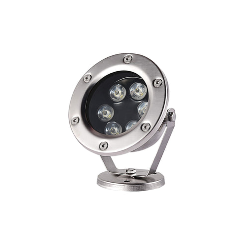 LED LUMINAIRE SS304 IP68 6W 400LM 3000K 60° 12V AC/DC Ra>80 30.000HRS AQUET630
