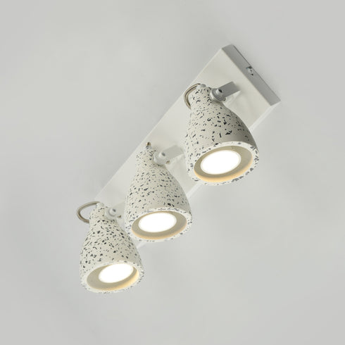 ΕΠΙΤΟΙΧΟ Φ/Σ 3ΧGU10 ΛΕΥΚΟ TERRAZZO 36X15X18CM DINO AR1823W36WT