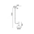 ΚΡΕΜΑΣΤΟ Φ/Σ 1ΧΕ27 ΟΡΕΙΧΑΛΚΟ+ΜΑΥΡΟ 33Χ20XΗ120CM SHERLOCK AR4181P120BB