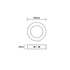 LED SLIM PANEL NM ROUND CEIL.18W 6500K 1750Lm Φ209 230V AC Ra80 ARCA1865RNM