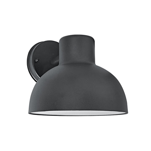 ΜΑΥΡΟ ΕΠΙΤΟΙΧΟ ΦΩΤΙΣΤΙΚΟ BERO 1XE27 MAX.10W LED IP44 ΜΕ ΟΠΑΛ PC ΚΑΛΥΜΜΑ BERO1WBK